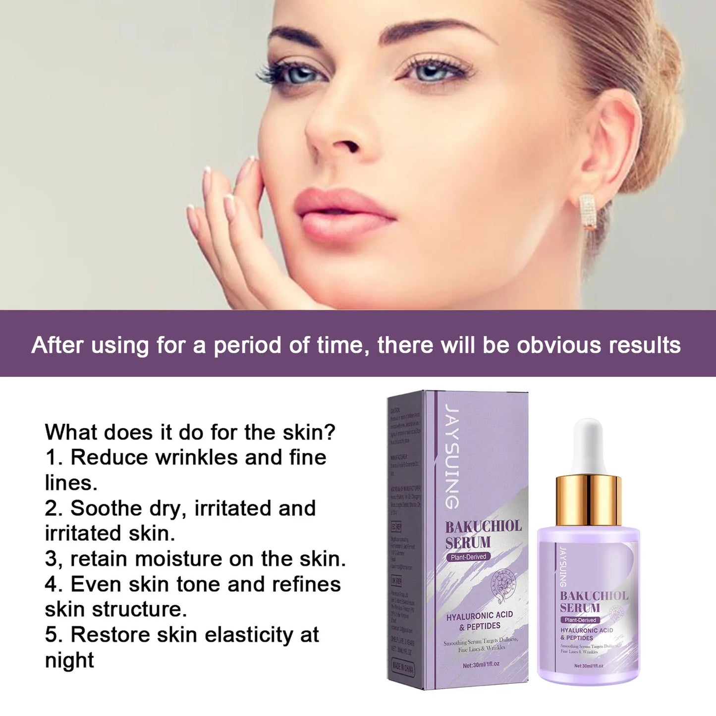 Bakuchiol Anti-Aging Serum - Natural Retinol Alternative
