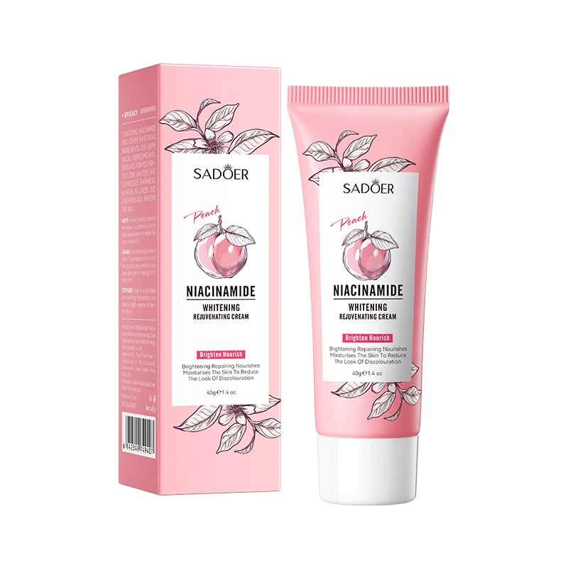 Peach Niacinamide Brightening Body Lotion - Fast-Absorbing Moisturizing Cream