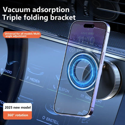 Universal Magnetic Car Phone Mount - 360° Adjustable Dashboard Holder with Strong Suction
