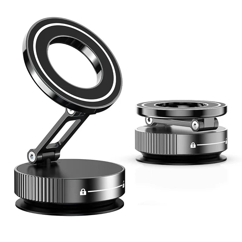Universal Magnetic Car Phone Mount - 360° Adjustable Dashboard Holder with Strong Suction